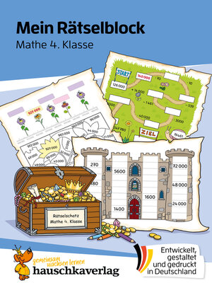 cover image of Mein Rätselblock Mathe 4. Klasse